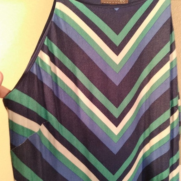 Luxology Chevron Print Spaghetti Strap Dress - Picture 5 of 8